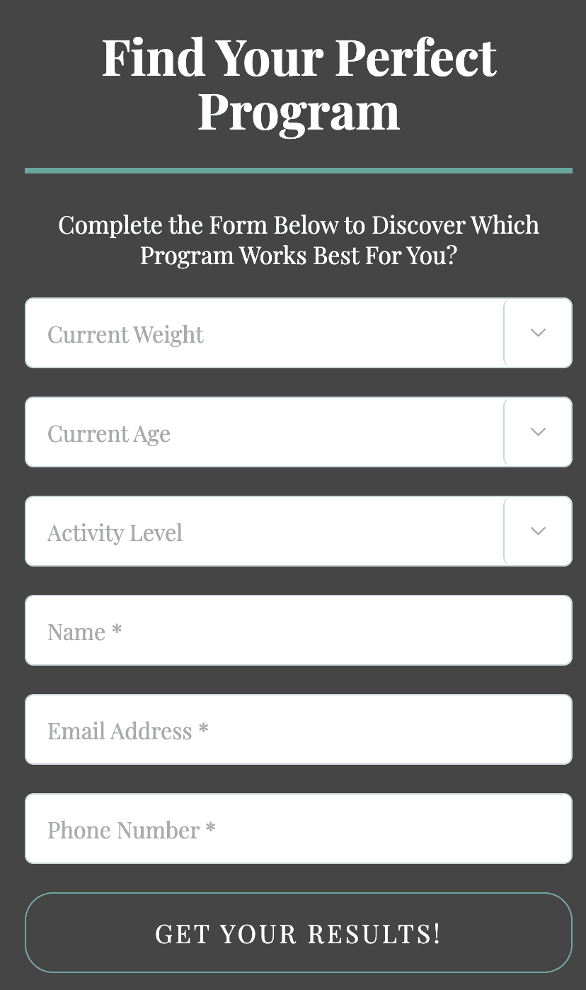 Encuentra el programa perfecto para perder peso