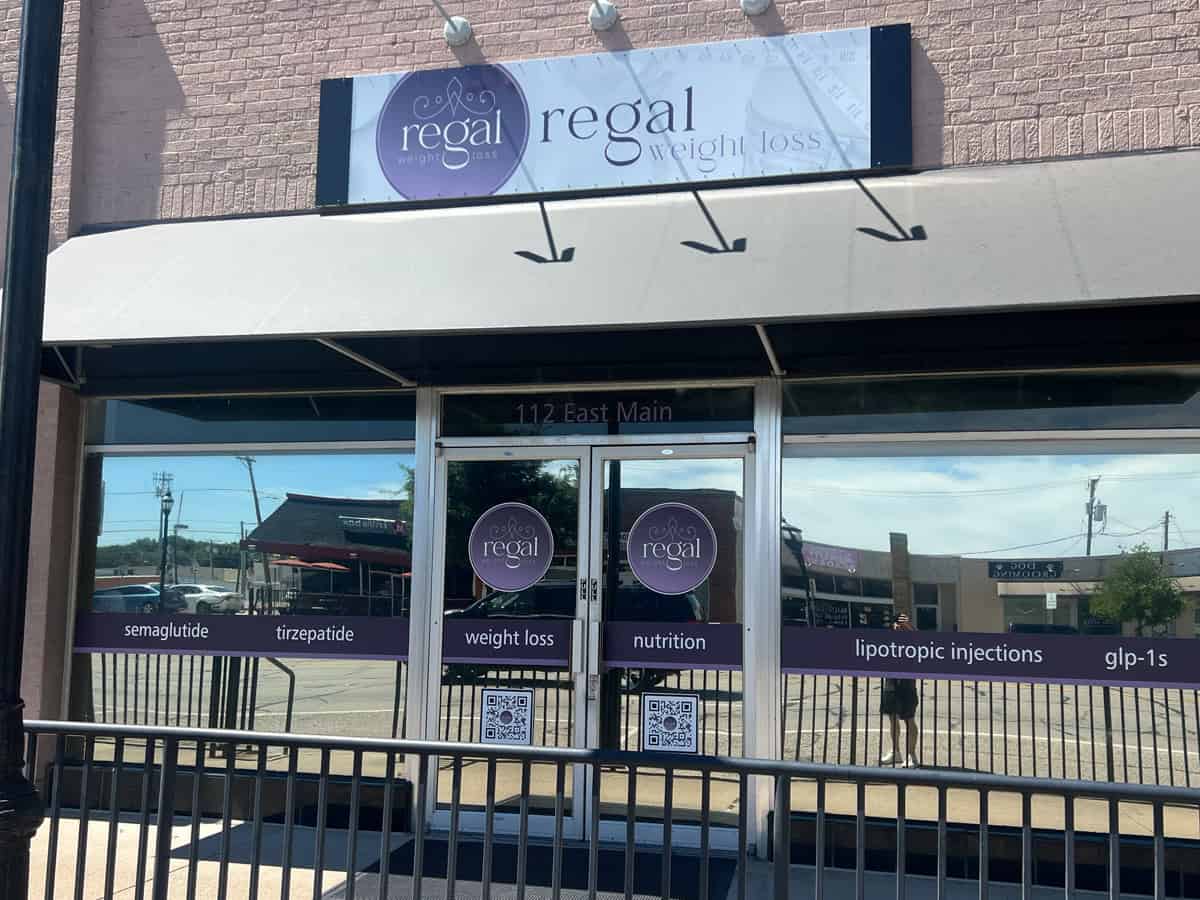 Regal Weight Loss Grand Prairie office at 112 E Main Street in historic downtown
